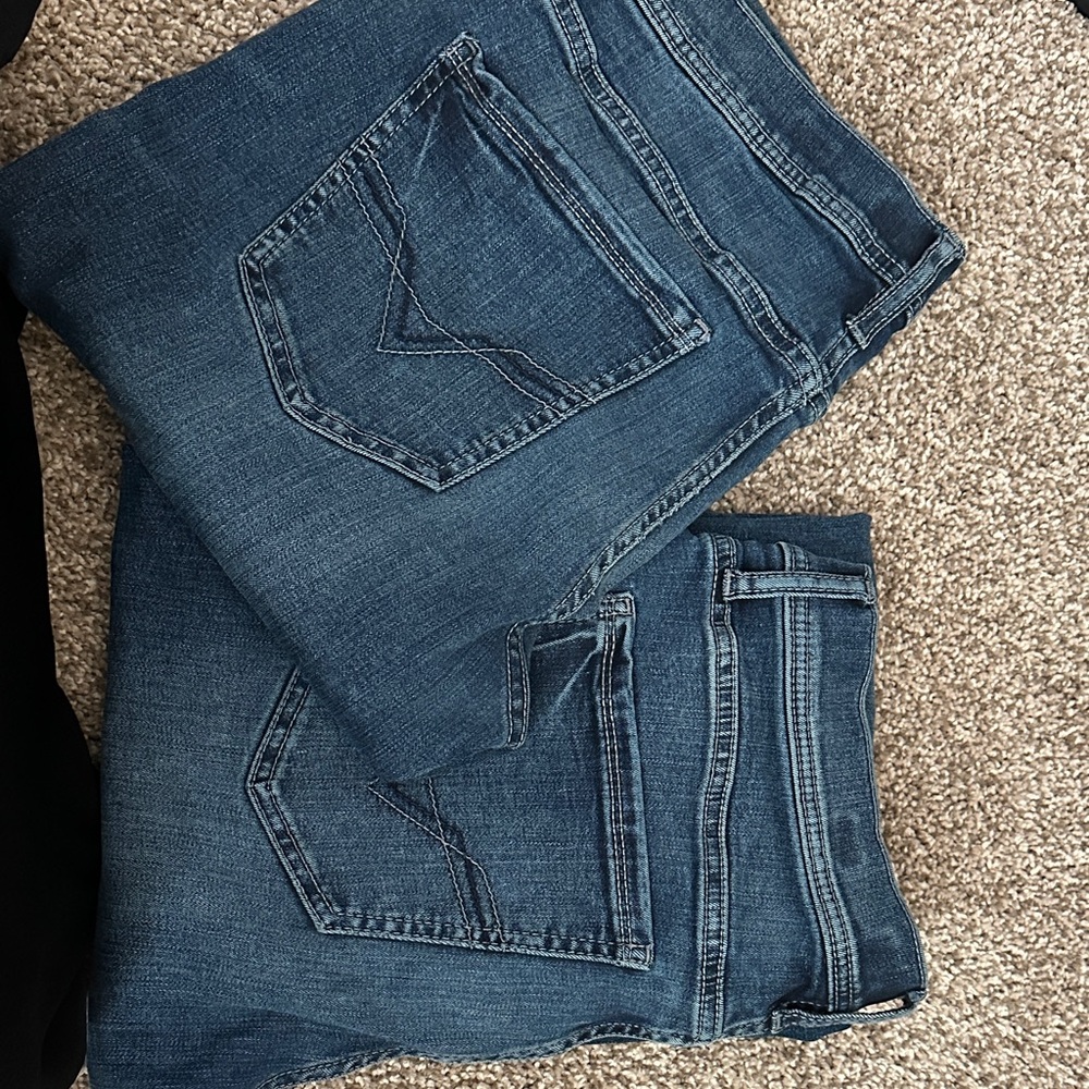 BKE Jake Straight 32X30 Stylish Blue Denim Jeans Stretchy & Comfortable (1 pair)
